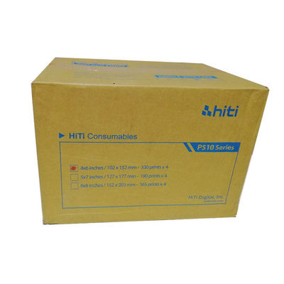 오리지널 히티 P510s / P510K / P510L 프린터 키트 6x8 &quot;152x203 mm 사진 종이 및 리본