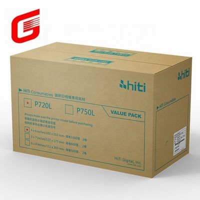 히티 P750L 사진 종이 및 리본 인쇄 키트 4x6 사진 배송 DHL UPS TNT FEDEX