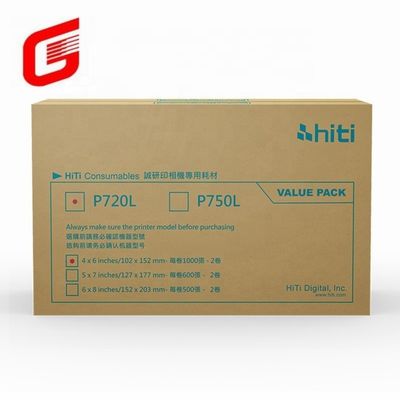 히티 P750L 사진 종이 및 리본 인쇄 키트 4x6 사진 배송 DHL UPS TNT FEDEX
