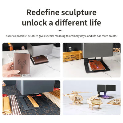 나무 플라스틱 미니 로고 프린터용 최대 종이 크기 USB 인터페이스 레이저 гравюра 기계