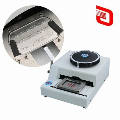 최대 타이핑 범위 102x86mm 수동 스테인레스 스틸 판 에보스 머신
