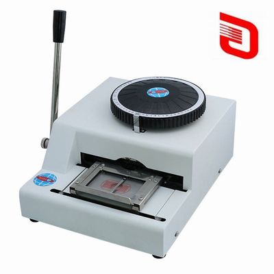 최대 타이핑 범위 102x86mm 수동 스테인레스 스틸 판 에보스 머신