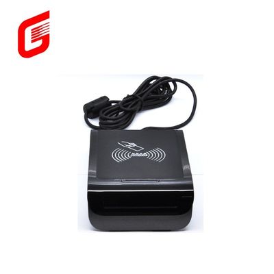 외부 블랙 S9 RS232 / USB 콘택트리스 스마트 IC 카드 리더