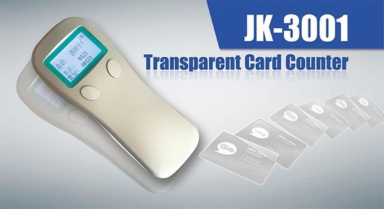 컴팩트 디자인 JK-3001 ABS 소재로 휴대용 자동 투명한 카드 카운터