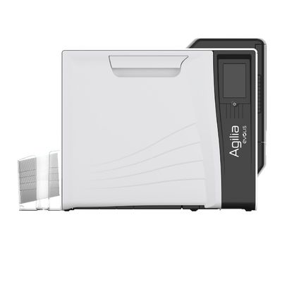듀얼 사이드 리트랜스퍼 IC ID 비지니스 카드 프린터 3.5 인치 컬러 LCD 터치 스크린