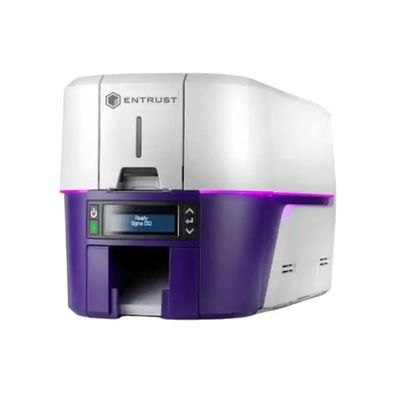 스톡 엔스트러스트 시그마 DS3 듀얼 사이드 또는 싱글 사이드 스마트 비즈니스 ID RFID 카드 프린터