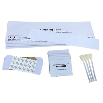 HDP8500 HDP6600 아이디 카드 프린터 4 x 스랩과 10 x 와이프에 대한 훌륭한 청소 키트
