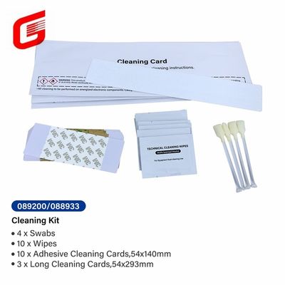 HDP8500 HDP6600 아이디 카드 프린터 4 x 스랩과 10 x 와이프에 대한 훌륭한 청소 키트