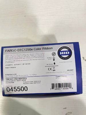 오리지널 045500 YMCK 리본 DTC1250e 비즈니스 ID IC 카드 프린터 성능