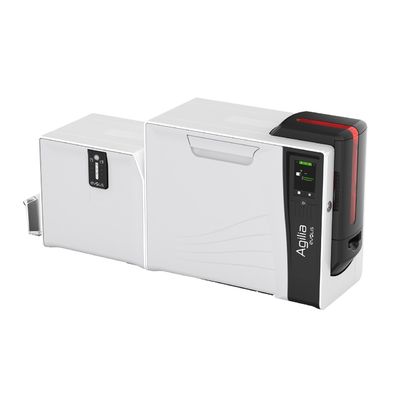 에볼리스 애길리아 듀얼 사이드 리트랜스퍼 스마트 비즈니스 RFID ID 카드 프린터 600 dpi 해상도