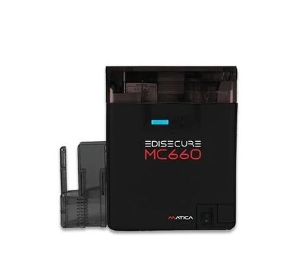 고해상도 Matica EDIsecure MC660 리트랜스퍼 NFC 비즈니스 스마트 RFID 카드 프린터