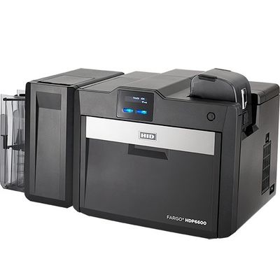 고화질 HID Fargo HDP6600 오버-더-엣지 CR-80 카드용 이중 면 ID 카드 프린터