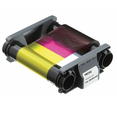 Badgy100/200 카드 프린터 Evolis CBGR0100C YMCKO 리본 전문 및 인쇄