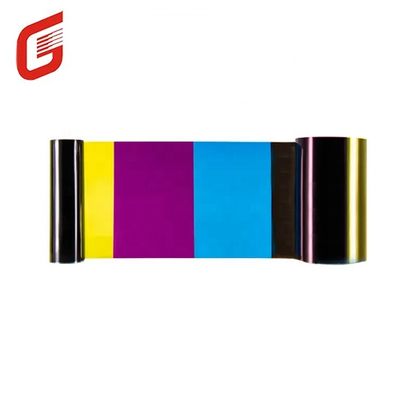 데이터카드 568971 001 YMCK 컬러 리본 및 568971 103 SR200 SR300 RP90 RP90에 대한 재 전송 필름