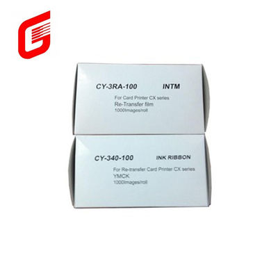 원본 CX7000 카드 프린터 리본 CY-340-100 인쇄 1000 인쇄 / 롤 저렴한 가격