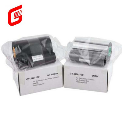 장수 인쇄 기간 CY-3RA-100 및 CY-340-100 필름 리본 CX7000 ID 카드 프린터