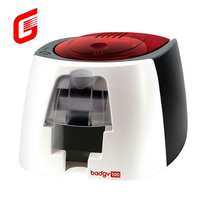 Evolis Badgy100 단면 스마트 플라스틱 비즈니스 IC 아이디 카드 프린터 USB 연결
