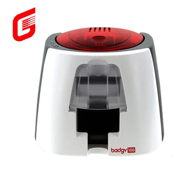 Evolis Badgy100 단면 스마트 플라스틱 비즈니스 IC 아이디 카드 프린터 USB 연결