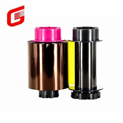 NISCA PR-C201 아이디 카드 프린터 YMCK 호환성 재 전송 컬러 리본 PR5002-R4C 모델 500사진