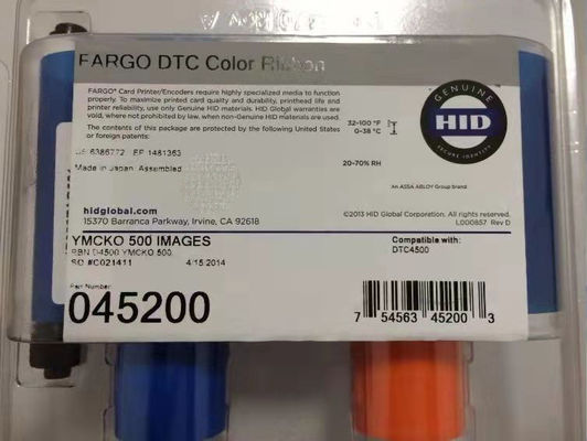 Fargo 45200 YMCKO DTC4500 DTC4500e 카드 프린터용 컬러 리본
