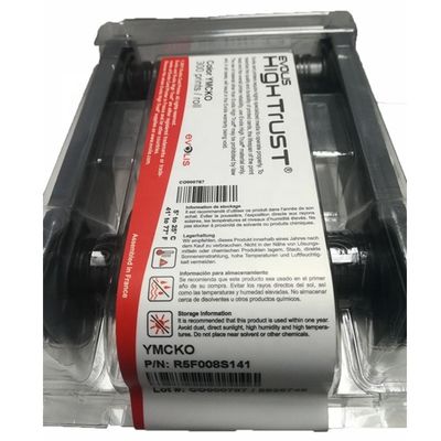 에볼리스 R5F008S141 컬러 리본 12mm 너비 카드 및 프리마시/제니우스/엘립소 프린터