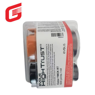 Evolis AGILIA 리본 플라스틱 카드 프린터 투명한 보이지 않는 파란색 자외선 열 리본 RT4F101C100