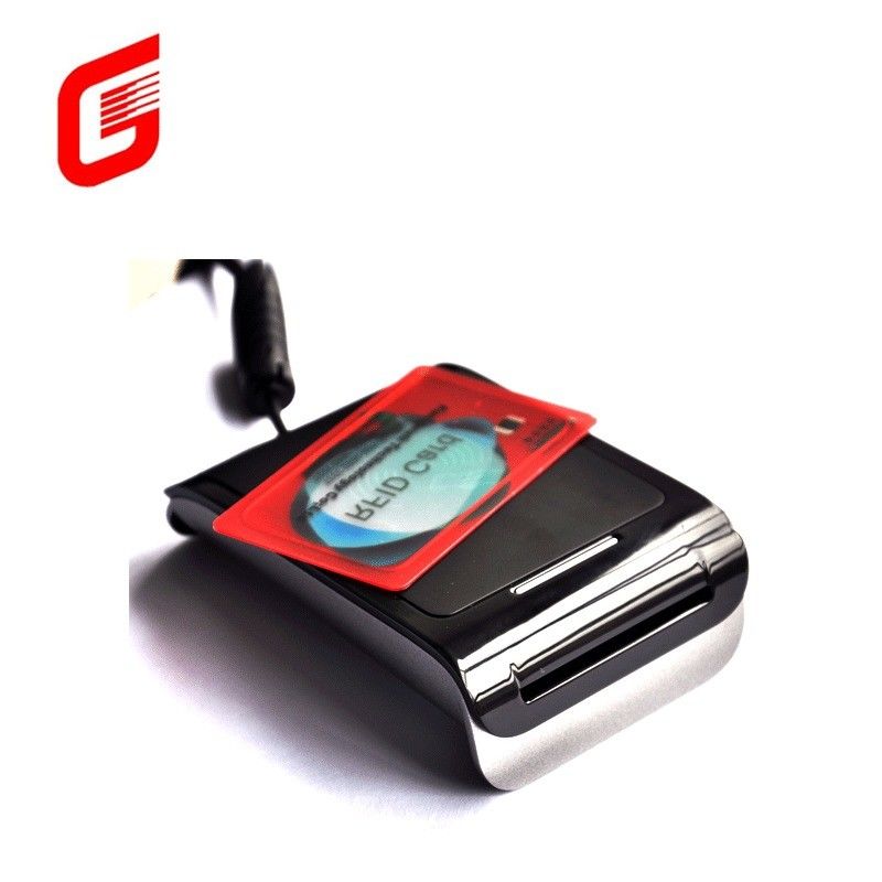 외부 블랙 S9 RS232 / USB 콘택트리스 스마트 IC 카드 리더