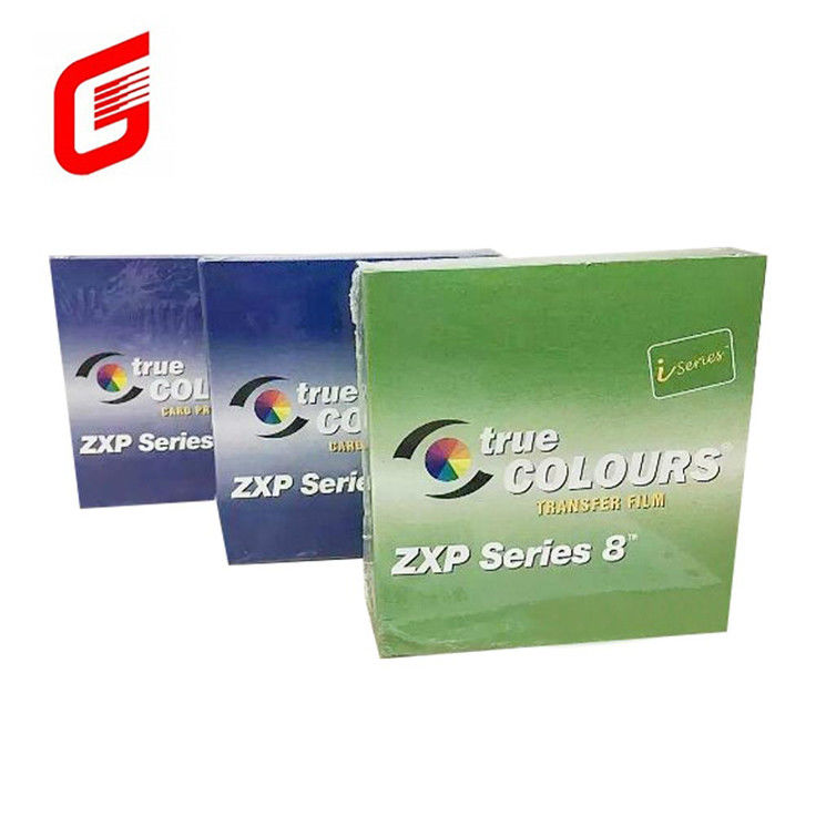 ZXP 시리즈 8 ZXP 9 카드 프린터 1250 이미지의 YMCK 컬러 리본 전송 필름