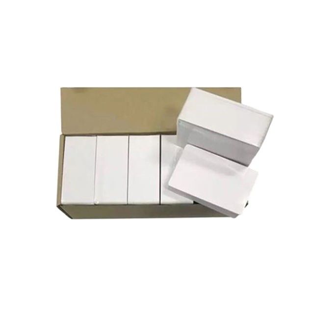 사용자 정의 CR80 플라스틱 빈 PVC 카드 프린터 공급품 비즈니스 이름 스마트 카드