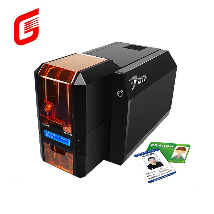 Suprint SUP-300 단면 염색체-중소화 ID 카드 프린터 USB 인터페이스 및 내구성